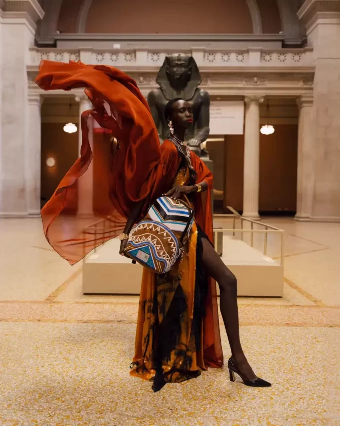 MET KUBA KINGDOM HEADDRESS RUCKSACK