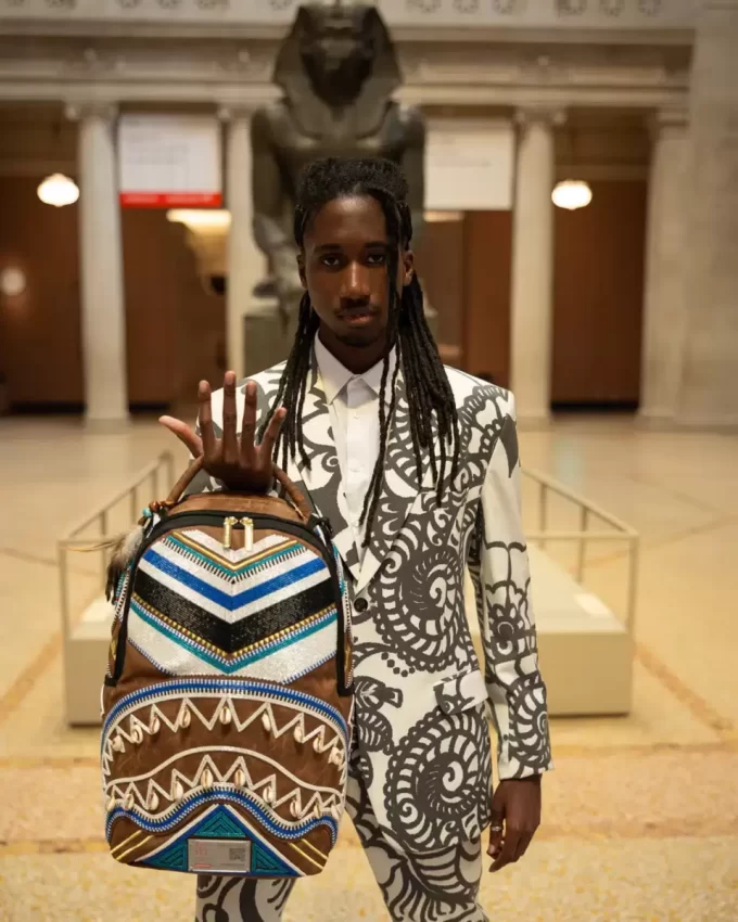 MET KUBA KINGDOM HEADDRESS RUCKSACK