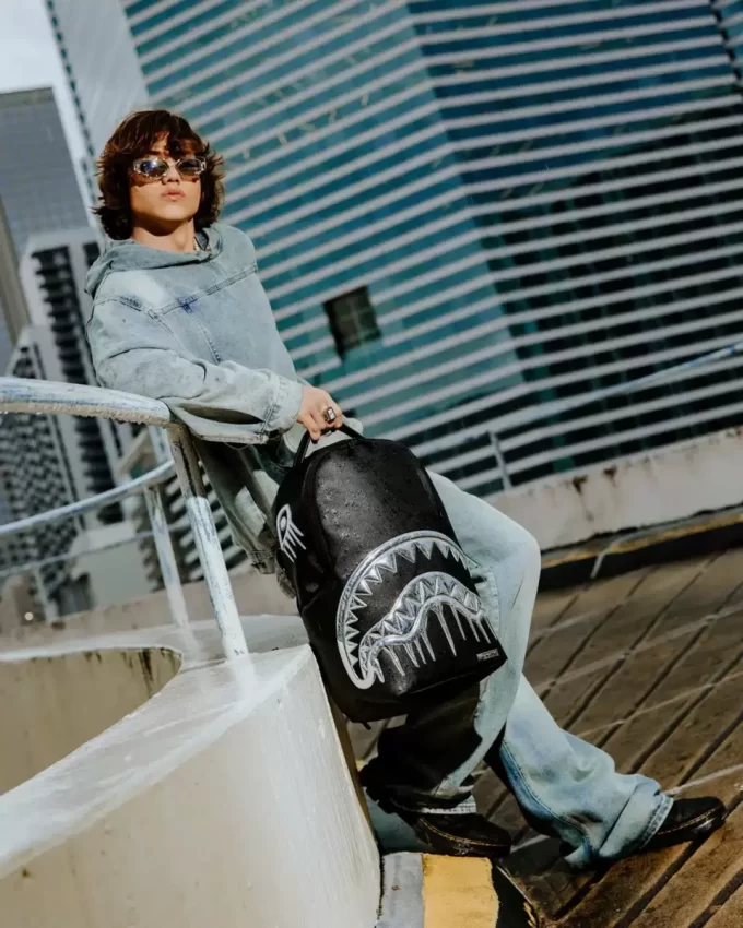 METALLIC TO THE TOUCH EXTRA DRIP RUCKSACK