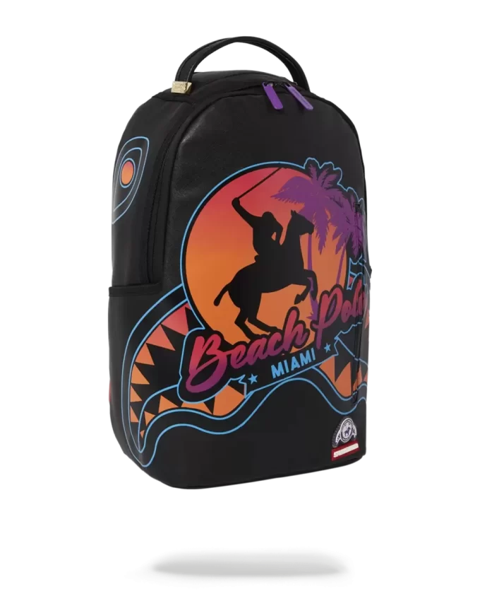 MIAMI BEACH POLO KOLLAB-RUCKSACK (DLXV-SCHWARZ)