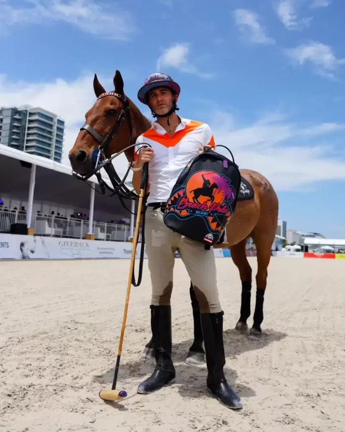 MIAMI BEACH POLO KOLLAB-RUCKSACK (DLXV-SCHWARZ)