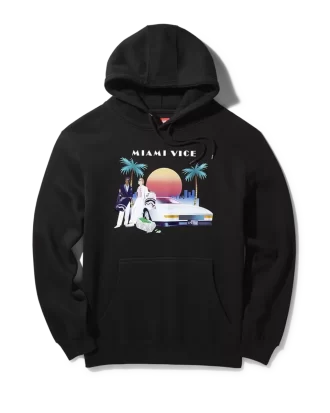MIAMI VICE HOODY (SCHWARZ)