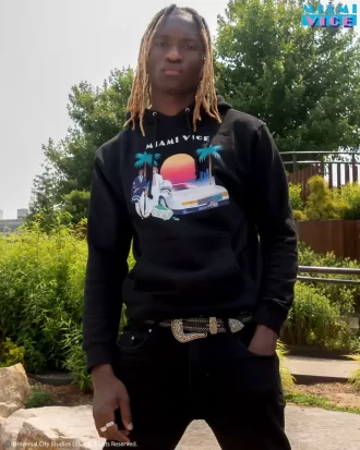 MIAMI VICE HOODY (SCHWARZ)