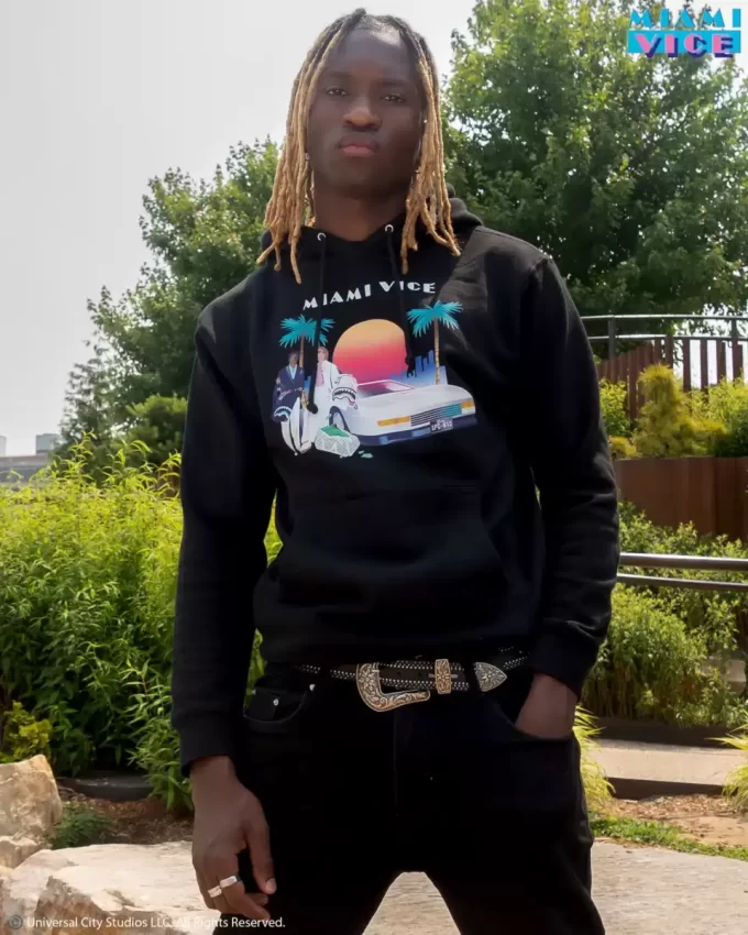 MIAMI VICE HOODY (SCHWARZ)