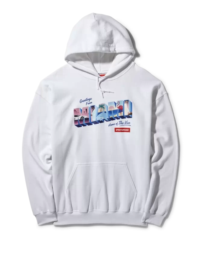 MIAMI VICE HOODY (WEISS)