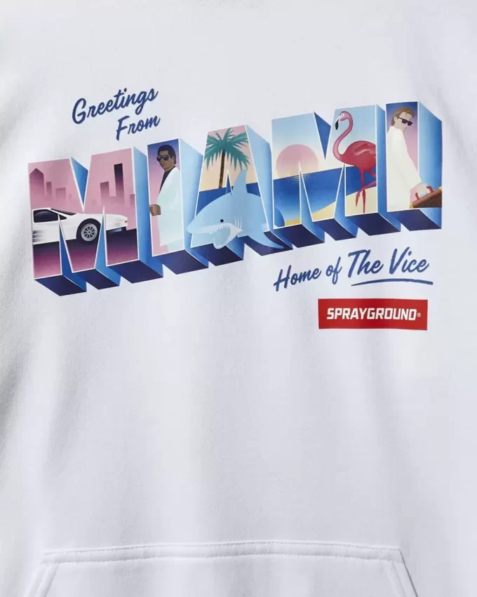 MIAMI VICE HOODY (WEISS)