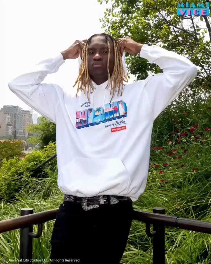 MIAMI VICE HOODY (WEISS)