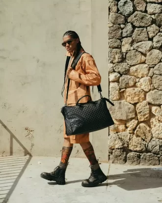 MIDNIGHT CHATEAU PYRAMID DUFFLE