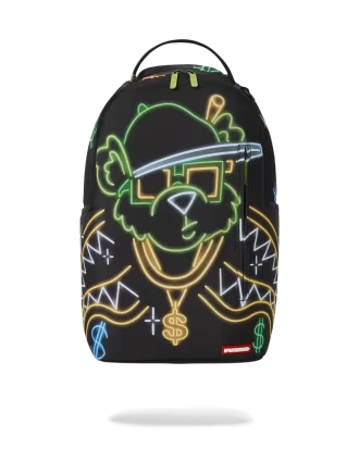 MONEY BEAR CITY LIGHTS RUCKSACK