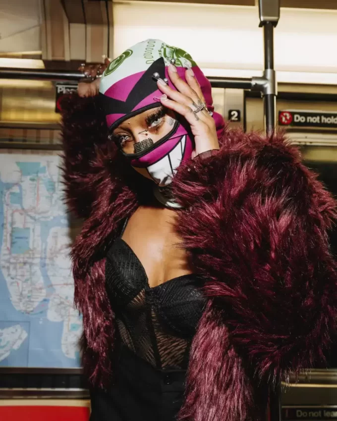 MONEY BOY SKIMASKE (LILA) MONEY BOY SKIMASKE (LILA)