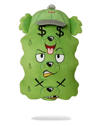 MONEYBEAR DREIFACH-GELD-PLÜSCHTIER/KISSEN