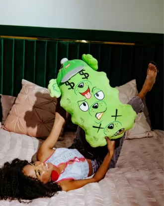 MONEYBEAR DREIFACH-GELD-PLÜSCHTIER/KISSEN