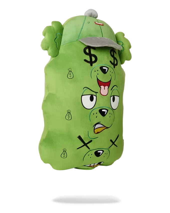 MONEYBEAR DREIFACH-GELD-PLÜSCHTIER/KISSEN