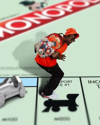 MONOPOLY GOLD EMPIRE THRONE RUCKSACK