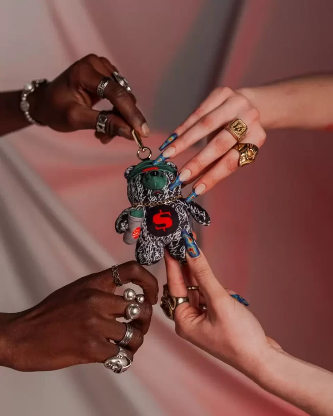 Nacht-Nacht-Bären-Schlüsselanhänger