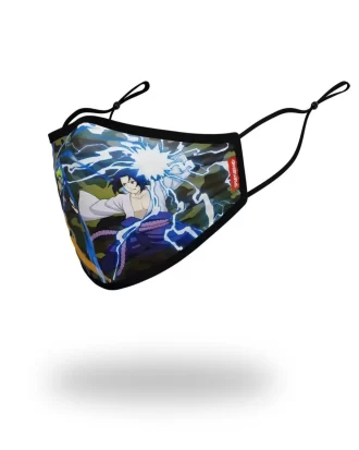 Naruto vs. Sasuke – hautenge Gesichtsmaske für Erwachsene