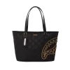 NOIR QUILT GOLD CHAIN  SHARK TOTE