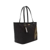 NOIR QUILT GOLD CHAIN  SHARK TOTE