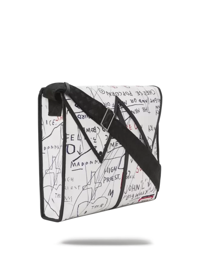 OFFIZIELLER BASQUIAT OHNE TITEL (KÄSEPOPCORN) 1983 SLING MESSENGER OFFIZIELLER BASQUIAT OHNE TITEL (KÄSEPOPCORN) 1983 SLING MESSENGER