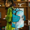 OFFIZIELLER BASQUIAT UNTITLED (FALLEN ANGEL) 1981 WING BACKPACK (DLXV)