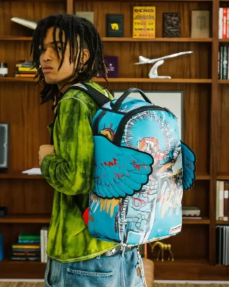 OFFIZIELLER BASQUIAT UNTITLED (FALLEN ANGEL) 1981 WING BACKPACK (DLXV)