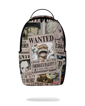 ONE PIECE WANTED SHARK POSTERS RUCKSACK