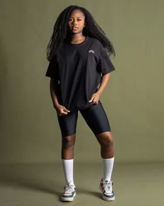 OVER SHARK T-SHIRT (SCHWARZ)