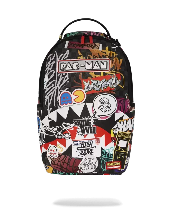 PACMAN LEVELED-UP KUNST-RUCKSACK