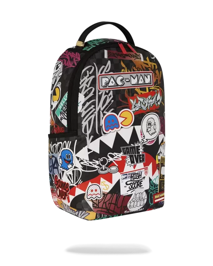 PACMAN LEVELED-UP KUNST-RUCKSACK