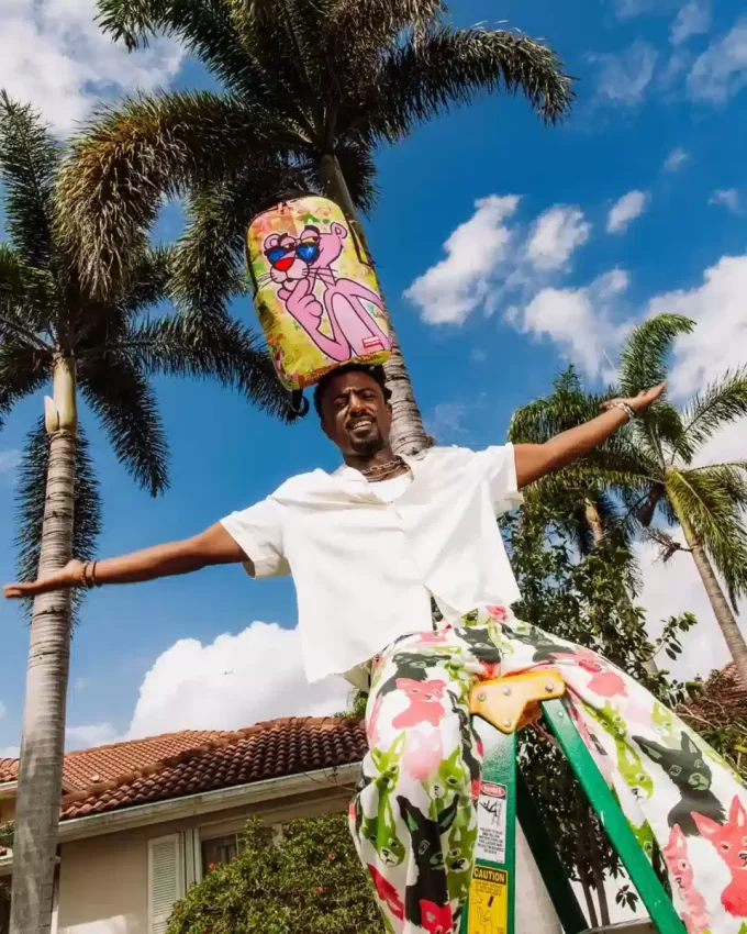 PINK PANTHER DIAMOND SHADES RUCKSACK