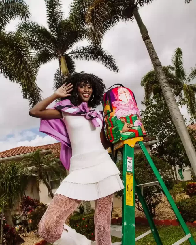 PINK PANTHER FORTRESS OF MONEY-TUDE RUCKSACK