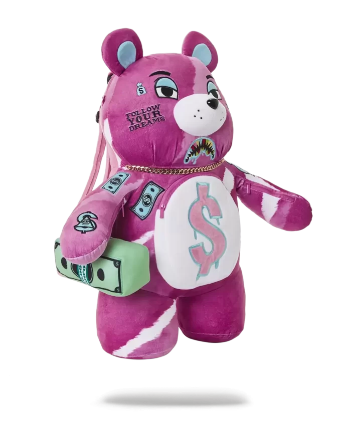 PINK PUNK MONEYBEAR TEDDYBÄR RUCKSACK PINK PUNK MONEYBEAR TEDDYBÄR RUCKSACK