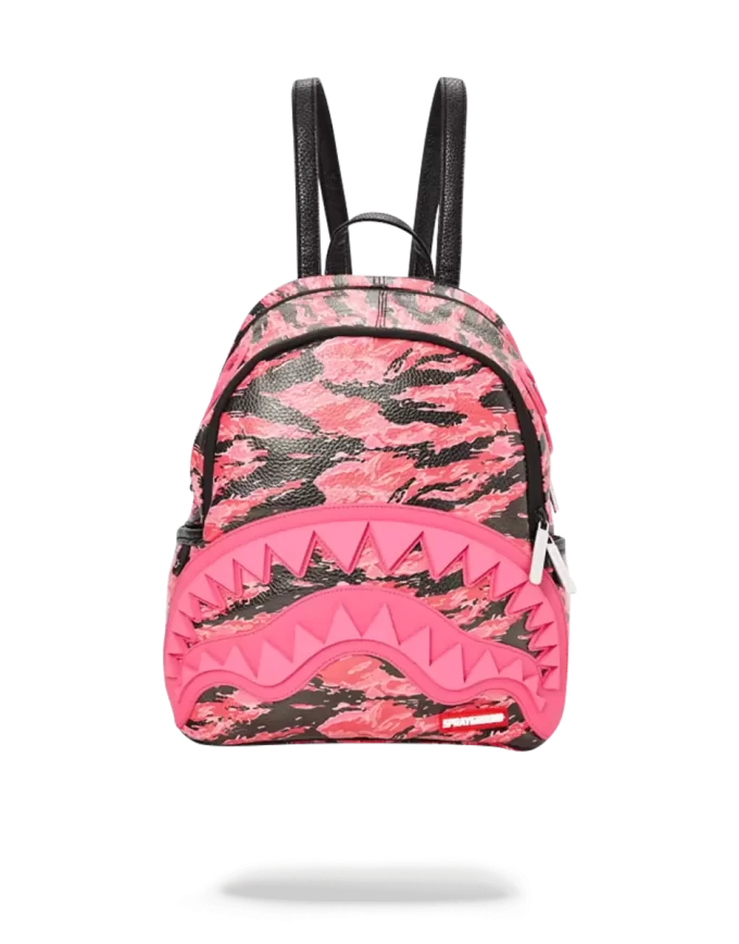 PINK TIGER CAMO SHARKMOUTH SAVAGE RUCKSACK