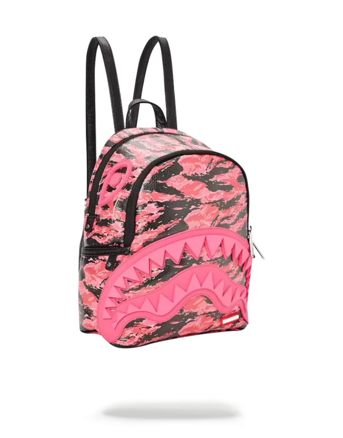 PINK TIGER CAMO SHARKMOUTH SAVAGE RUCKSACK