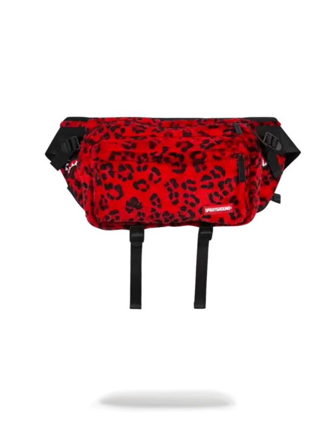 RED LEOPARD CROSSBODY TRANSPORTER