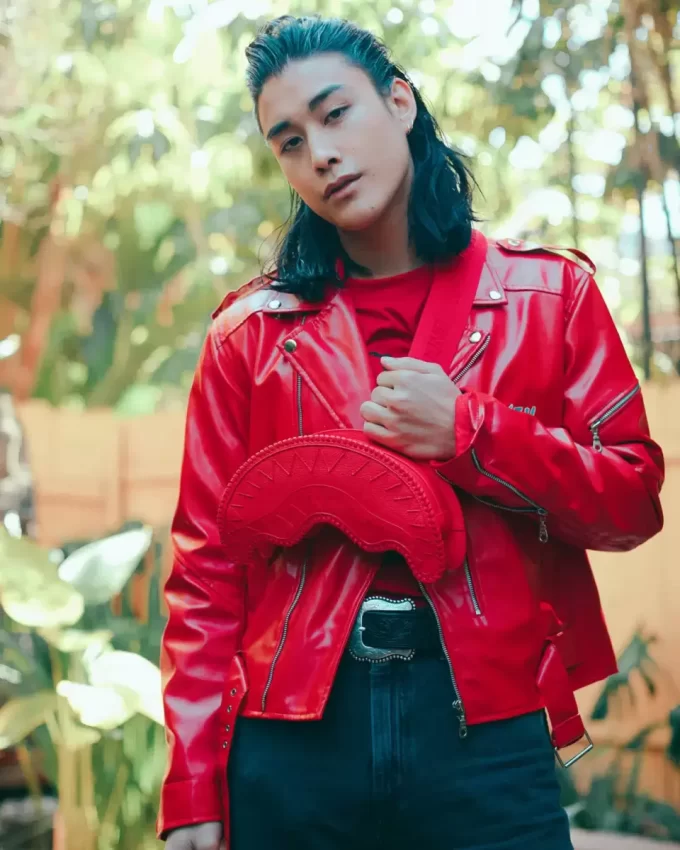 RED RIVIERA SHARKMOUTH CROSSBODY RED RIVIERA SHARKMOUTH CROSSBODY