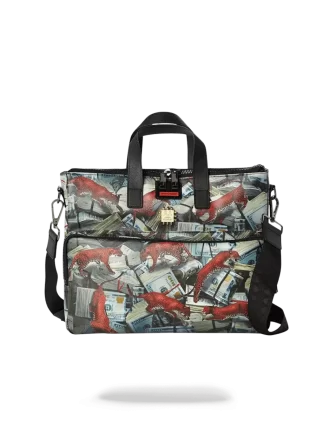 Reiseetui mit rotem Leopardenmuster