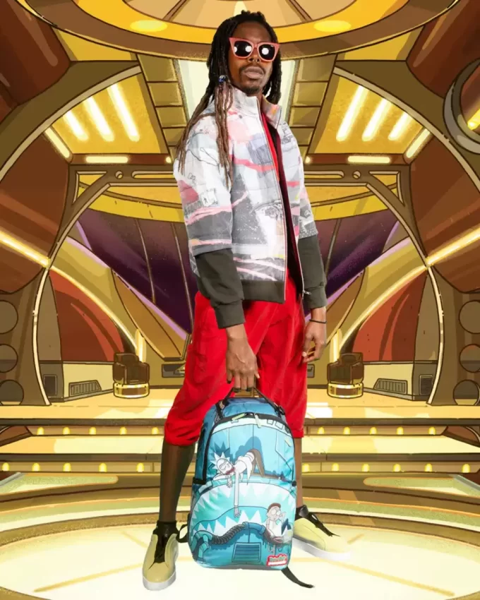 RICK & MORTY NAPSACK RUCKSACK (DLXR) RICK & MORTY NAPSACK RUCKSACK (DLXR)