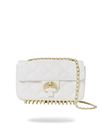 RIVIERA LE BLANC GOLD CHAIN  SHARK HANDTASCHE
