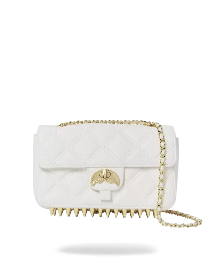 RIVIERA LE BLANC GOLD CHAIN  SHARK HANDTASCHE