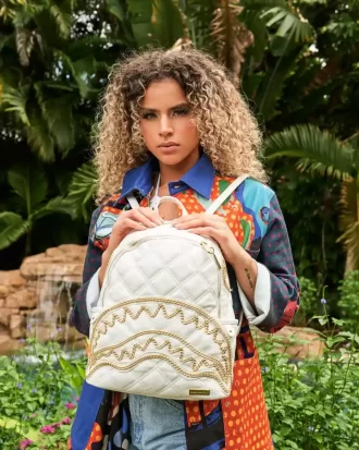 RIVIERA LE BLANC GOLD CHAIN  SHARK SAVAGE RUCKSACK