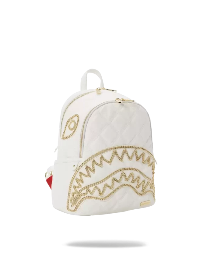 RIVIERA LE BLANC GOLD CHAIN SHARK SAVAGE RUCKSACK RIVIERA LE BLANC GOLD CHAIN SHARK SAVAGE RUCKSACK