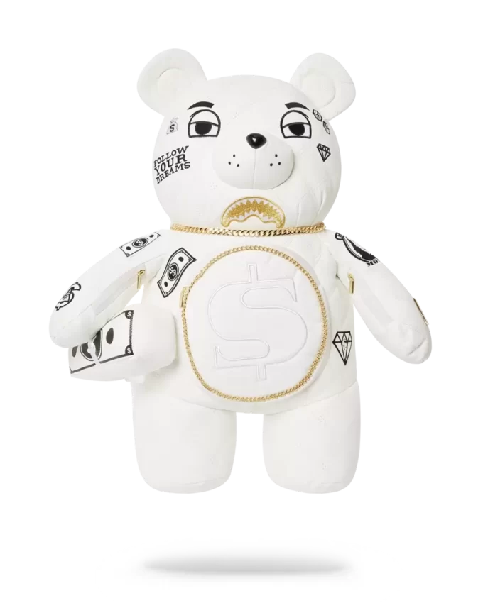 RIVIERA LE BLANC GOLDKETTE GELDBÄR TEDDYBÄR RUCKSACK RIVIERA LE BLANC GOLDKETTE GELDBÄR TEDDYBÄR RUCKSACK