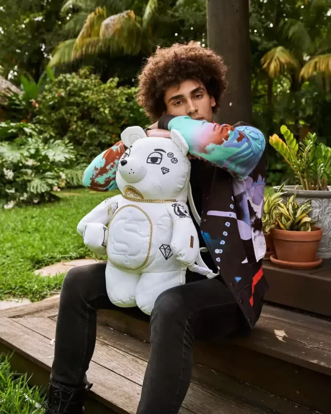 RIVIERA LE BLANC GOLDKETTE GELDBÄR TEDDYBÄR RUCKSACK RIVIERA LE BLANC GOLDKETTE GELDBÄR TEDDYBÄR RUCKSACK