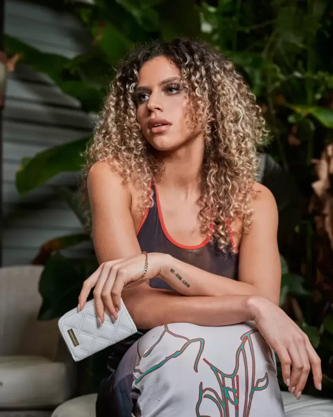 RIVIERA LE BLANC GOLDKETTE HAI-BRIEFTASCHE