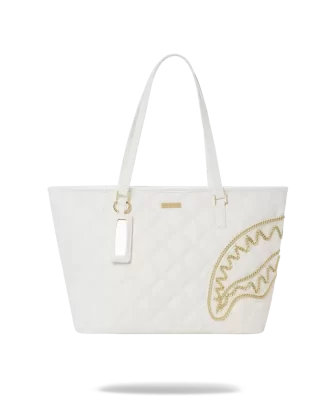 RIVIERA LE BLANC GOLDKETTE HAI-TASCHE