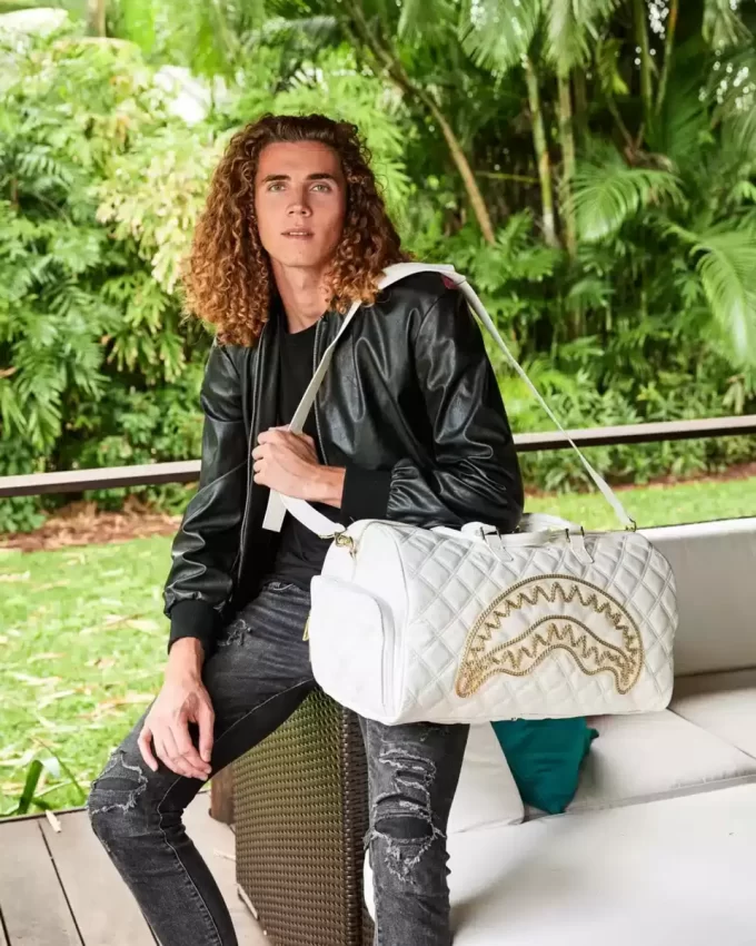 RIVIERA LE BLANC GOLDKETTE SHARK DUFFLE