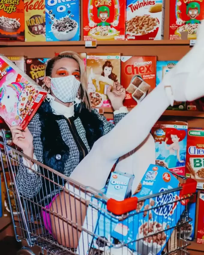 ROSE ALL DAY VEGANE LEDER-GESICHTSMASKE