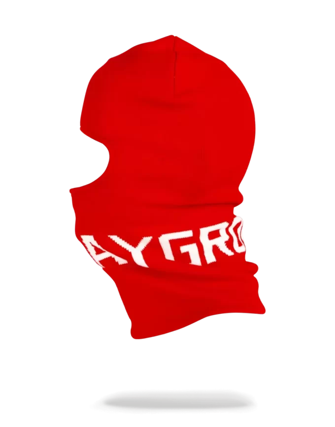 ROTES SPRAYGROUND-LOGO-SKIMASKE ROTES SPRAYGROUND-LOGO-SKIMASKE