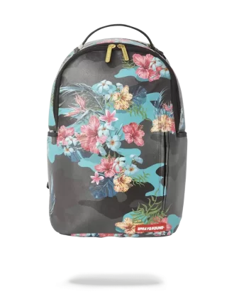 RUCKSACK MIT BLUMEN-TARNMUSTER (EINZELSTÜCK)